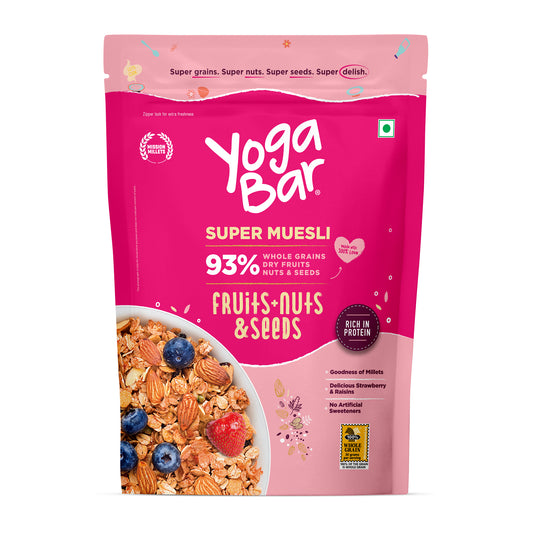 Fruits, Nuts & Seeds Muesli - Wheat-Free with Real Strawberry