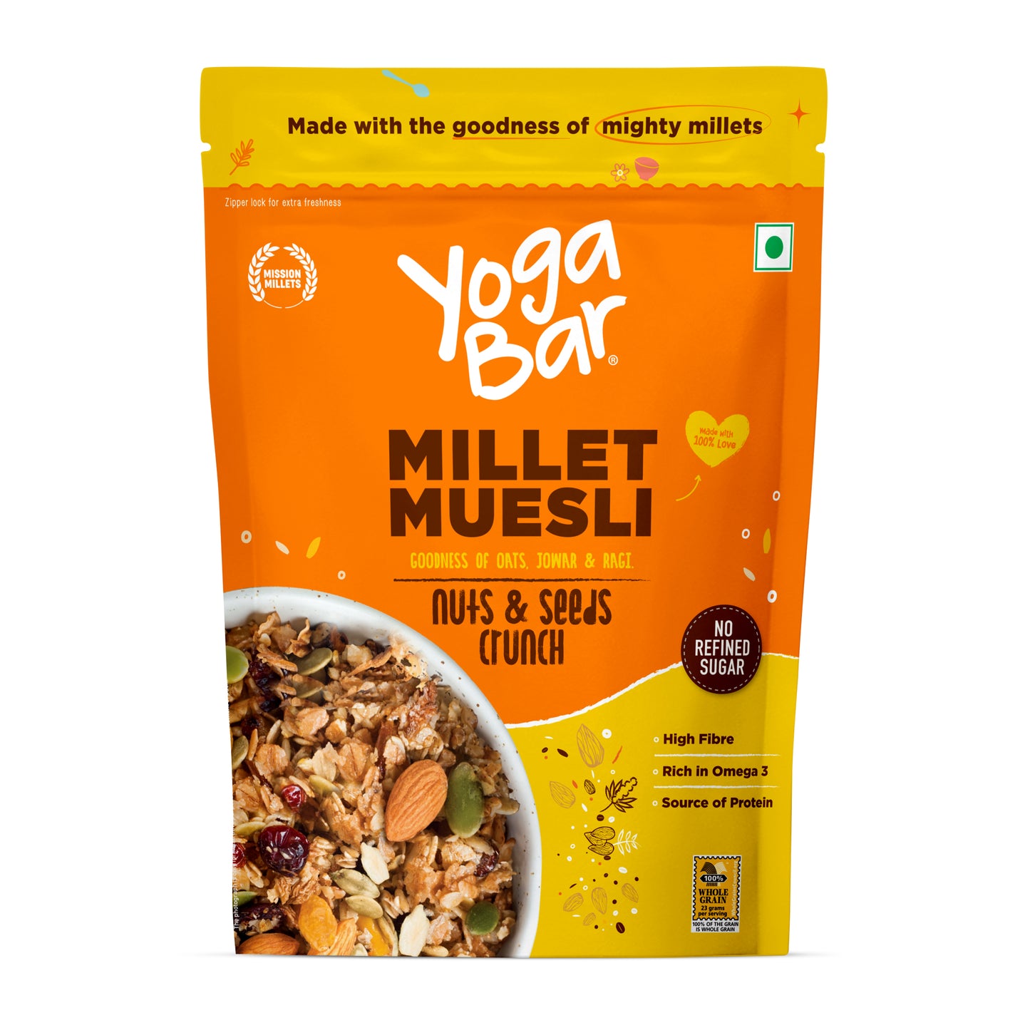 Millet Muesli - Wheat-Free Crunchy Breakfast