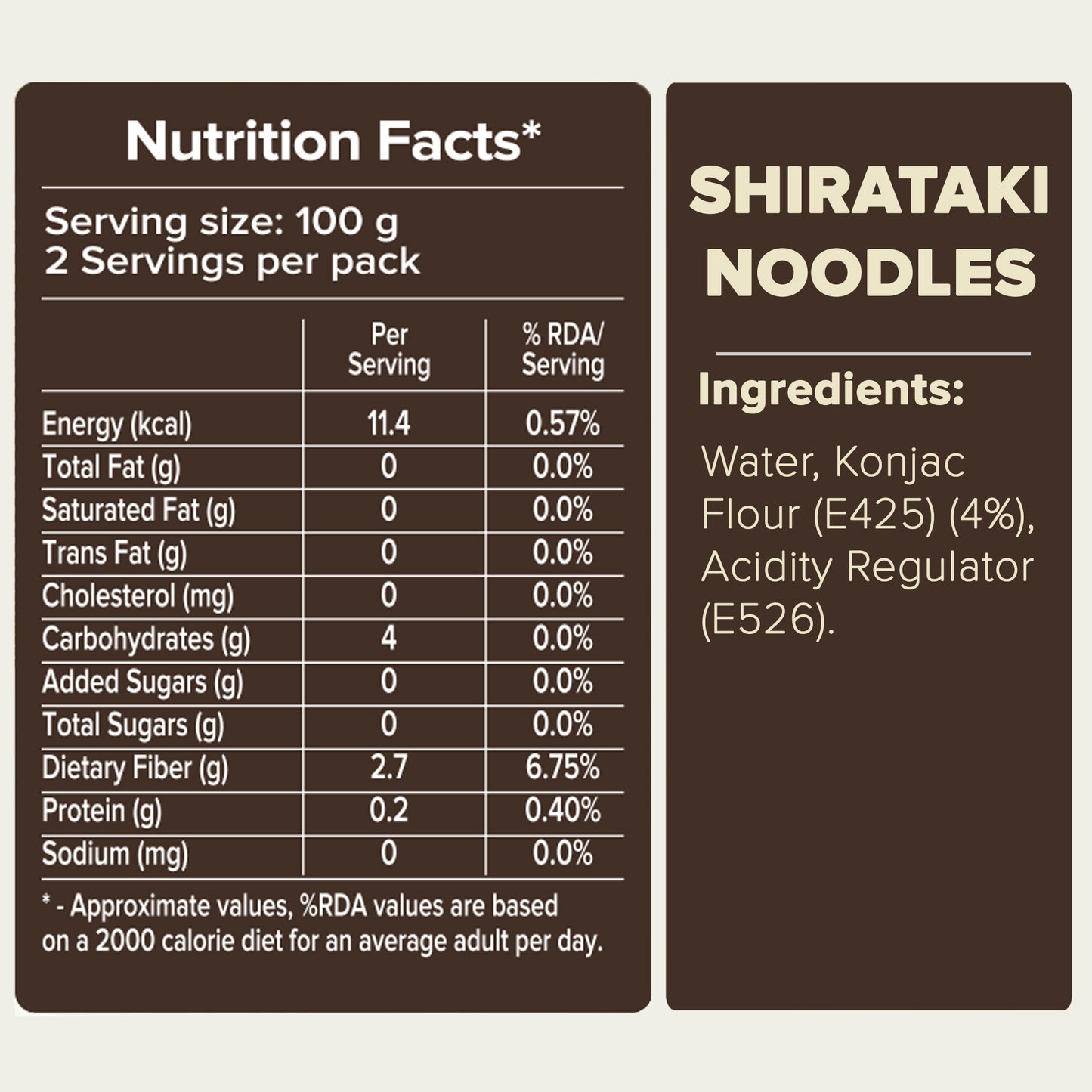 Shirataki Noodles - Keto Friendly